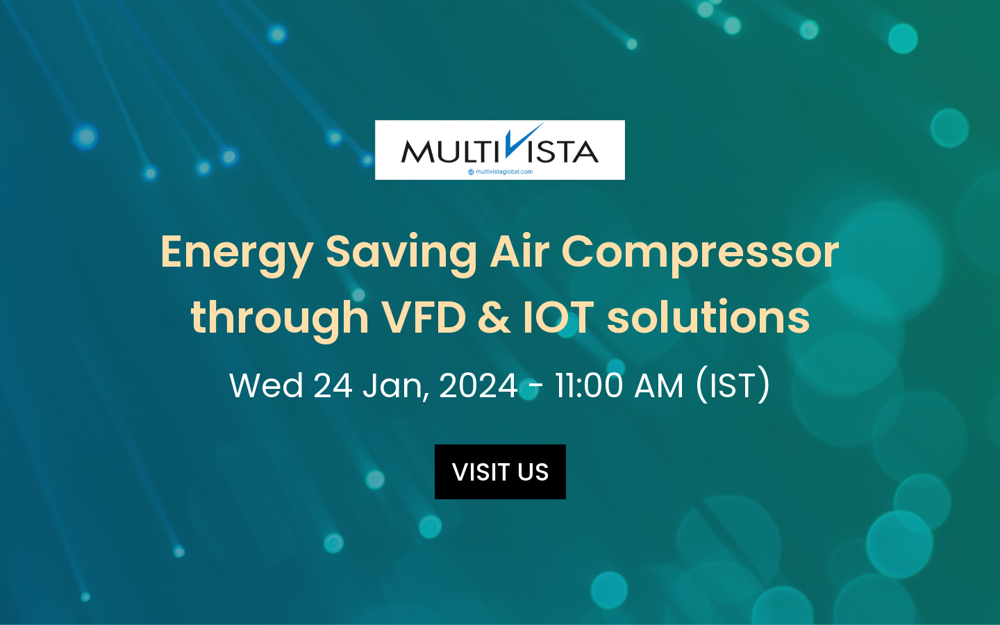 Energy Saving Air Compressor through VFD & IOT solutions